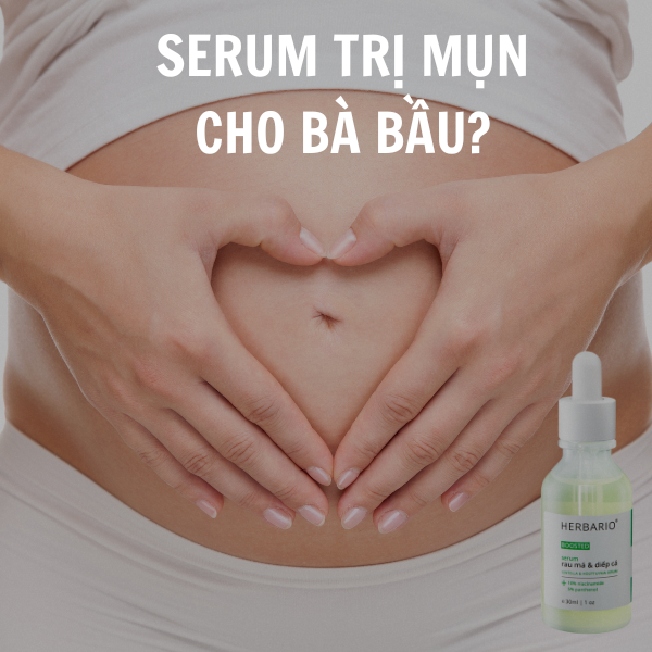 BOOSTED Serum Rau Má và Diếp Cá Herbario có dùng được cho bà bầu?