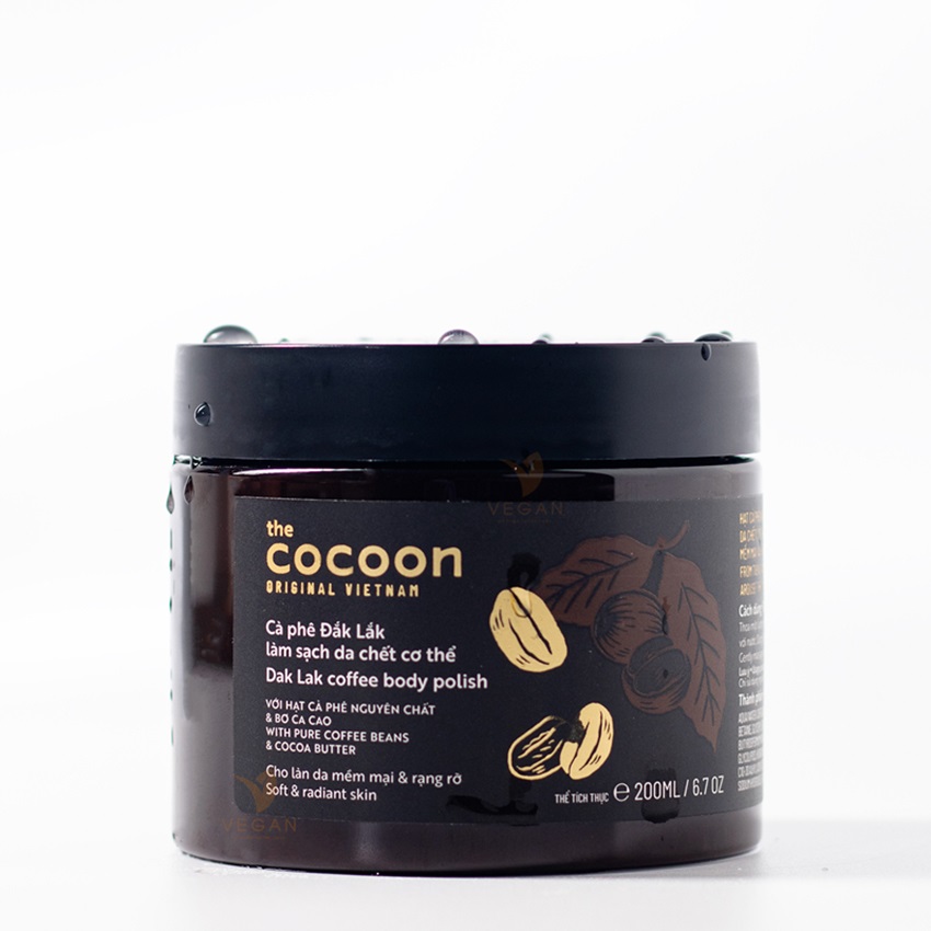 Cà phê Đắk lắk làm sạch da chết Cocoon 200ml (Dak lak coffee body polish) Cà phê Đắk lắk làm sạch da chết Cocoon 200ml (Dak lak coffee body polish)