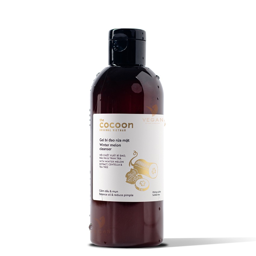 Gel bí đao rửa mặt cocoon 310ml thuần chay Gel bí đao rửa mặt cocoon 310ml thuần chay