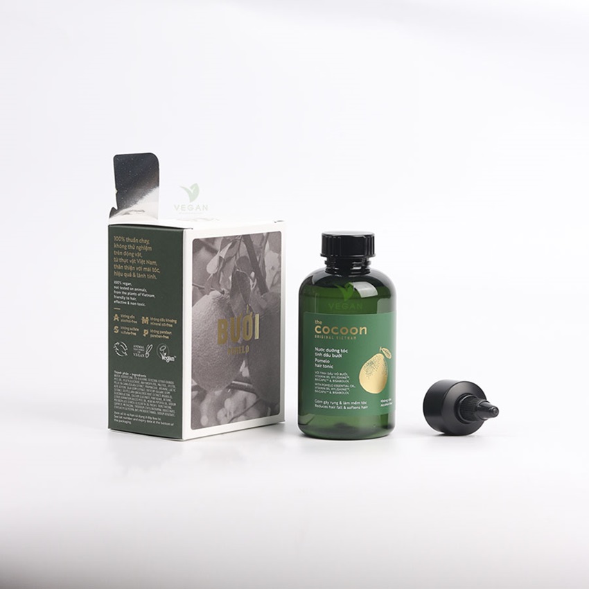 Nước dưỡng tóc tinh dầu bưởi pomelo cocoon 140ml thuần chay (bản cải tiến) Nước dưỡng tóc tinh dầu bưởi pomelo cocoon 140ml thuần chay (bản cải tiến)