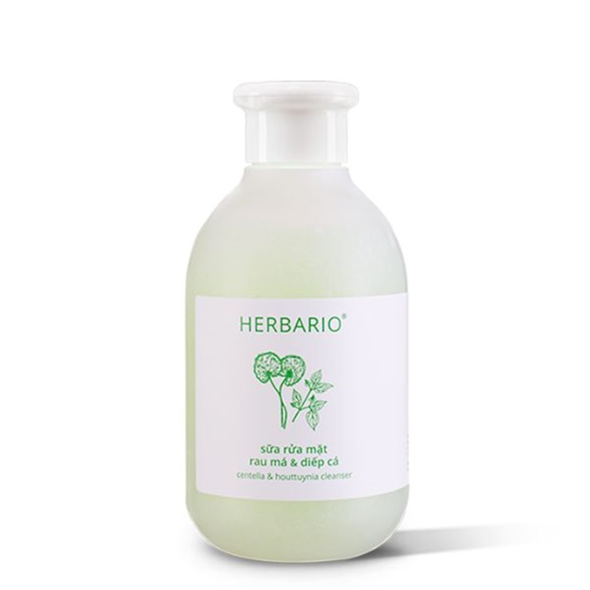 Sữa rửa mặt Rau má & Diếp cá Herbario 200ml Sữa rửa mặt Rau má & Diếp cá Herbario 200ml