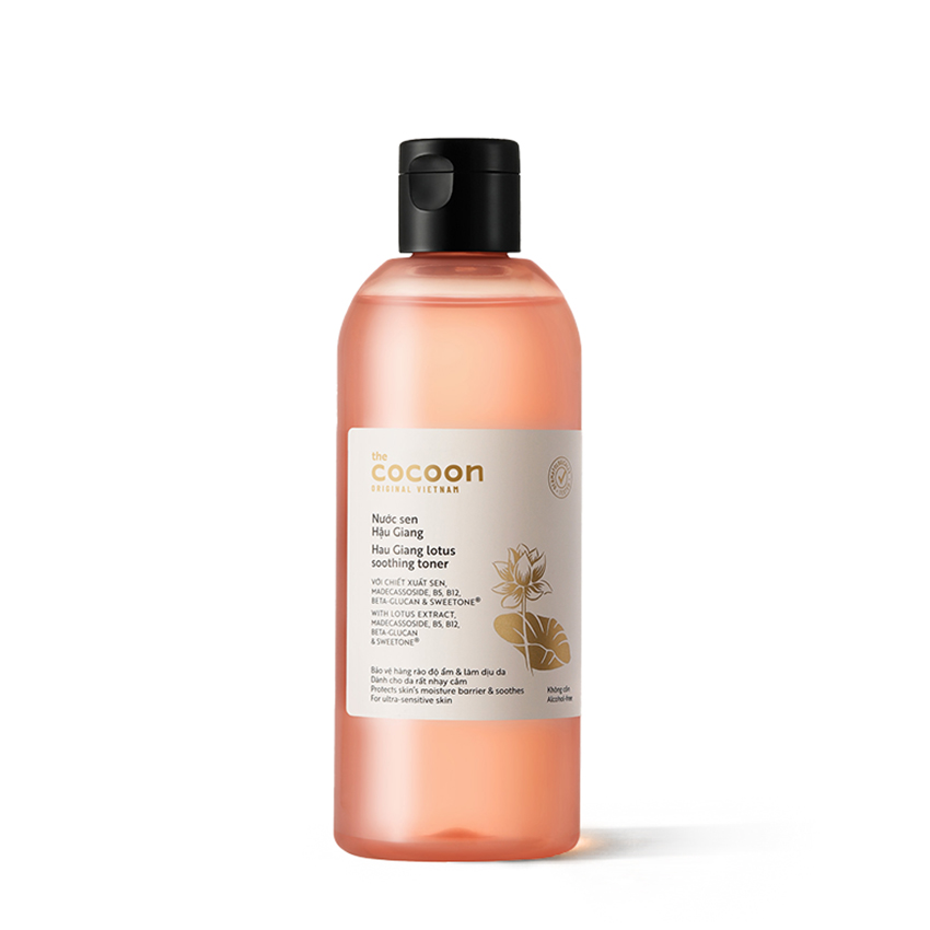 Toner nước cân bằng da SEN Hậu Giang cocoon 310ml Thuần Chay Toner nước cân bằng da SEN Hậu Giang cocoon 310ml Thuần Chay